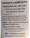 FRENTE COMPLETO MERCEDES ML 320 (164) 3.0DCI - 6C - 224CV - 2006