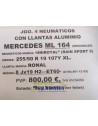 JUEGO DE 4 NEUMÁTICOS CON LLANTAS DE ALUMINIO DE MERCEDES ML 164