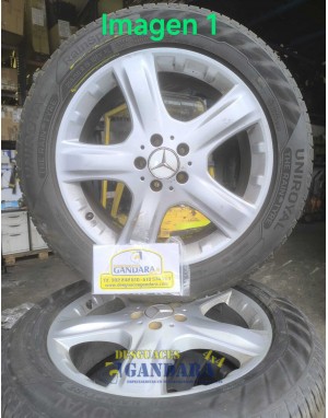 JUEGO DE 4 NEUMÁTICOS CON LLANTAS DE ALUMINIO DE MERCEDES ML 164