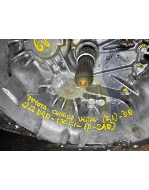 CAJA DE CAMBIOS TOYOTA COROLLA VERSO (R1) 2.2D4D - 136CV - 2008 - MANUAL DE 6V