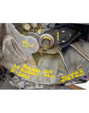 CAJA DE CAMBIOS CITROEN BERLINGO 1.6BLUEHDI - 99CV - 2017 - MANUAL DE 5V