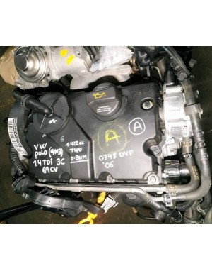 MOTOR VOLKSWAGEN POLO(9N3) 1.4TDI-3C-69CV-2006