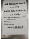 KIT EMBRAGUE TOYOTA LAND CRUISER (J9) 3.0 D-4D - 163CV - 2001