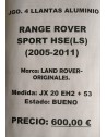 LLANTAS LAND ROVER - RANGE ROVER SPORT HSE (LS) - (05-11)