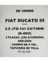 FIAT DUCATO III 2.2 JTD - 100CV - 2008